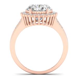 Anillo de Compromiso Solitario de Plata de Ley 925 con Moissanita de Corte Ovalado de 5.37 Quilates, Certificado REYES GRA, para Mujer, Joyería Fina - Product Image 4