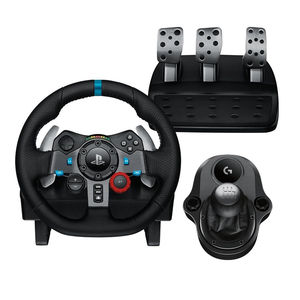 QUALITÉ AUTHENTIQUE POUR G29 SE Volant de course Driving Force Pédales au sol Levier de vitesses - Product Image 1
