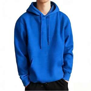 Sudadera con Capucha Extra Grande de Alta Calidad, Ligera, Transpirable y Ecológica, de Spandex/Algodón, Doble Capa, para Hombre, Otoño - Product Image 2