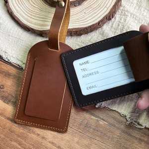 ชุดกระเป๋าสตางค์สำหรับใส่พาสปอร์ตป้ายกระเป๋าชุดป้ายกระเป๋าหนังชุดที่ใส่หนังสือเดินทางพร้อมกล่องใส่ PLT-0003 - Product Image 3