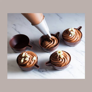 2000 pièces rondes noires n ° 5 doublures de cupcakes en papier suédois pour pâtisseries froides - Product Image 5