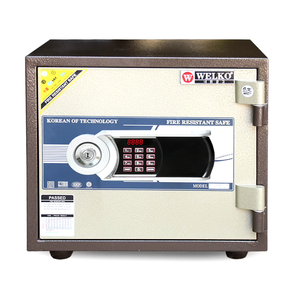 Cajas fuertes de lujo Proveedores al por mayor-Cajas fuertes más vendidas WELKO LX400 Long Led Brown - Product Image 1