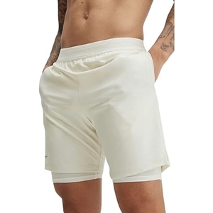 Shorts de sport pour homme - Solides, écologiques, anti-froissement, séchage rapide, imperméables, respirants, en polyester/coton, pour l'été - Product Image 6