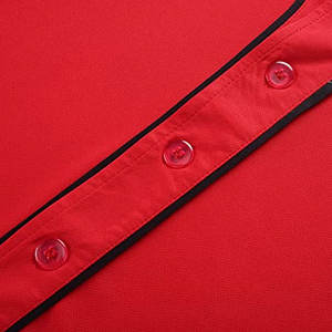 Camiseta de Béisbol al por Mayor, Estampada, Moderna, 100% Poliéster, Secado Rápido, Transpirable, Cuello en V para Hombre, a Bajo Precio, Servicio OEM - Product Image 5