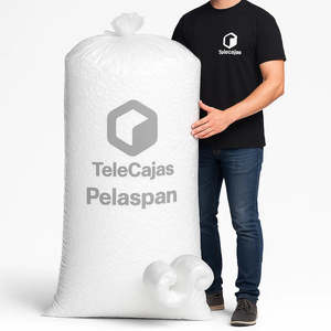Material de Espuma EPE en Bolsa Pelaspan de 500L con Partículas en Forma de Gusano para Relleno de Cajas de Chips y Protección en el Envío - Product Image 2