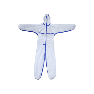 High Quality Breathable Cotton Flame-Retardant Hi Visibility Medical Coveralls for Unisex Elastic Cuffs for Clinic Surgical Use - Product Image 1