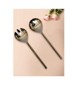 Cuillère en acier inoxydable pour la salade et le service cuillère de couleur naturelle pour la décoration de la vaisselle utiliser le meilleur look - Product Image 6