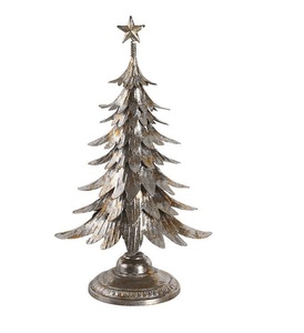 Décoration de Noël Décoration Métal Fer Matériel Antique Golden Tree Lot de 2 Top Vente - Product Image 4