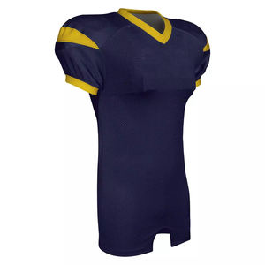 Vente en gros OEM de maillots de football américain en tissu à mailles sublimé en polyester personnalisé respirant à séchage rapide pour les équipes scolaires - Product Image 5