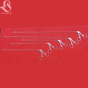 Kit chirurgical de laryngoscope ENT BISONS en acier inoxydable, manuel, auto-serrant, avec fibre optique, pour la vente en gros - Product Image 6