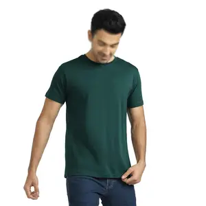 Washable Cool Breathable Round Neck Men T Shirt Sweat Proof Latest Style Customized T Shirts By KEEM BROTHERS