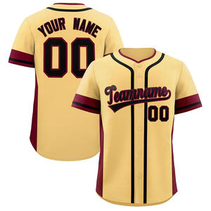 Vente en gros de maillot de baseball de style classique, logo imprimé, numéro et nom d'équipe, broderie personnalisée, maillot de baseball uni - Product Image 2