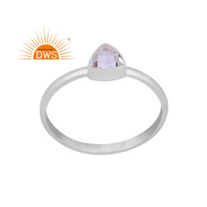 Best Selling Sterling Silver Natural Larimar Gemstone <b>Statement</b> <b>Ring</b> Custom Jewelry For Women Gift For Her - Product Image 1