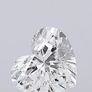 เพชรทรงหัวใจคุณภาพสูง 1 กะรัต CVD ผลิตในห้องปฏิบัติการ สี F ความสะอาด VVS1 รับรองโดย IGI เพชรเม็ดเดี่ยวสำหรับทำเครื่องประดับ - Product Image 1