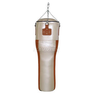 Saco de Boxeo de Cuero PU, Saco de Arena de Entrenamiento Pesado para Boxeo Profesional, MMA y Fitness - Product Image 3