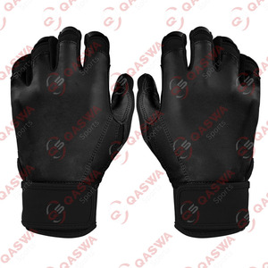 Gants de frappe de baseball professionnels pour adultes et jeunes Gants de baseball confortables en cuir véritable avec logo personnalisé - Product Image 2