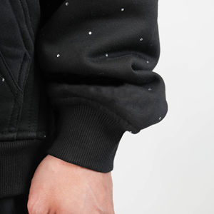 Glory Custom Meilleure vente Custom Made Nouveau design Hiver Impression numérique Sweats à capuche en strass Service OEM Haute qualité Unisexe - Product Image 2