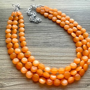 Bijoux de mode de luxe anciens au design unique, collier marbré de perles Marco Vintage Lucite rose épais - Product Image 5