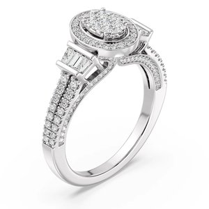 แหวนหมั้นทรงวงรี - Product Image 4