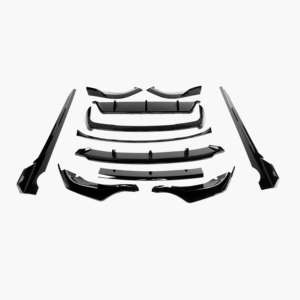 Kit de Carrocería Exterior Estilo M Sport en Negro Brillante ABS, Alerón Delantero, Faldones Laterales, Difusor Trasero para <span class=keywords><strong>BMW</strong></span> <span class=keywords><strong>X5</strong></span> G05 2019 <span class=keywords><strong>2022</strong></span> - Product Image 1