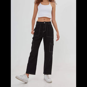 Pantalones de chándal deportivos en blanco con estilo de algodón hecho con cordón de moda para mujer pantalones de chándal Venta caliente cintura elástica Jogger pantalones mujeres - Product Image 5