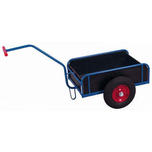 Variofit Four-Wheel Shopping Cart with Strong <b>Frame</b> and Platform OEM Customizable Trolley Cart for Warehouse Storage Shopping - Product Image 1