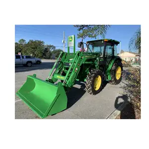 En iyi kalite yepyeni ön yükleyici ile 5100M Johnn Deere traktör/100hp John-Deere traktör en iyi fiyata