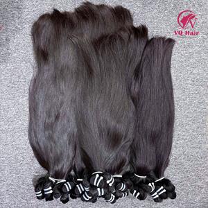 Vente en gros de cheveux vietnamiens bruts droits naturels 100% cuticules de haute qualité alignées Machine Double trame un donneur cheveux non transformés - Product Image 6