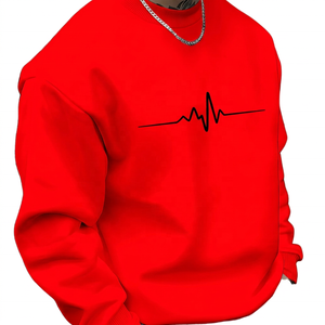 Sudaderas con Capucha de Cuello Redondo para Hombre, Color Blanco 2025, Alta Calidad, 100% Algodón, Verde Oscuro, Corte Regular, Lavables a Máquina - Product Image 2