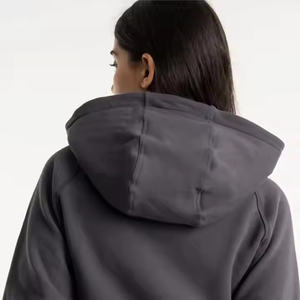 Personnalisé Meilleur sweat à capuche de haute qualité pour femmes pull-over à capuche uni pour femmes haut à capuche décontracté sweat à capuche en gros - Product Image 3