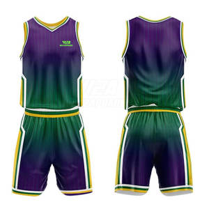 Ensemble de maillots de basket-ball en vente chaude, bon marché, de qualité supérieure, meilleur prix, nouveau design, uniforme de basket-ball - Product Image 1