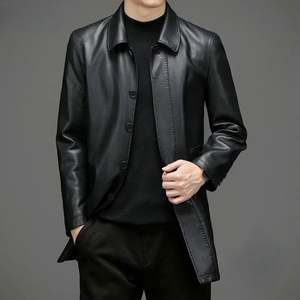 Proveedor de chaquetas de cuero Chaqueta de carga cortavientos impermeable de alta calidad con cuello vuelto - Product Image 6