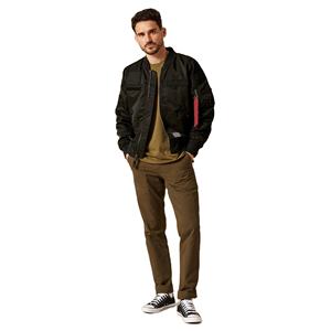 2025 personnalisé de haute qualité hommes décontracté Bomber veste nouveau Style haute rue Stand motif hiver Collection hommes vestes - Product Image 3
