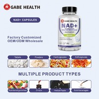 Fabricant de compléments vitaminiques OEM, capsules de vitamines NAD+, adaptées aux adultes, santé cellulaire et anti-âge