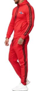 Trajes de chándal ajustados, chándal de estilo informal con estampado de logotipo personalizado para hombre, venta al por mayor de invierno, patrón de impresión en blanco personalizado - Product Image 2