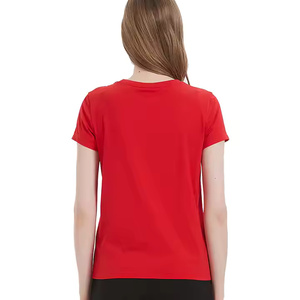 Camiseta personalizada para bebé, camiseta recortada para mujer, Camiseta ajustada de Modal en blanco, camiseta blanca de Hip Hop para mujer, Camiseta corta - Product Image 3