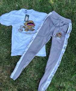 Ensemble de jogging 2 pièces pour homme : T-shirt d'été à manches courtes séchage rapide et pantalon, style streetwear - Product Image 4