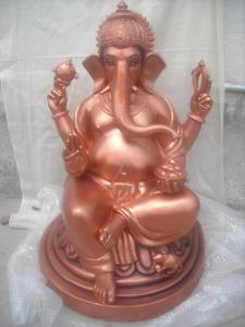 Estatua de Buda de fibra de vidrio ligera, pieza de arte duradera para interiores/exteriores para el hogar, oficina y decoración de paisaje, modelo de resina de tamaño real - Product Image 2