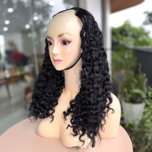 Peluca de Cabello Humano con Parte en V de la Mejor Calidad a Precio de Mayoreo, Color Natural, Pelucas de Cabello Liso con Parte en V para Mujer - Product Image 4