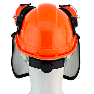 <span class=keywords><strong>Casque</strong></span> de sécurité durable en ABS <span class=keywords><strong>avec</strong></span> <span class=keywords><strong>visière</strong></span> solaire, trous de ventilation, protège-oreilles, <span class=keywords><strong>visière</strong></span> faciale, design à fentes - Product Image 5