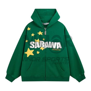 เสื้อฮู้ดดี้โพลีเอสเตอร์/คอตตอนทรงปกติ ขายส่ง รับสั่งทำแบบซับลิเมชั่น ปักลายหลากสี ประดับลูกปัด ระบายอากาศได้ดี เหมาะสำหรับฤดูหนาว ไซส์ US แบบเปล่า - Product Image 1