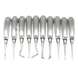 Instruments chirurgicaux dentaires Ensemble d'extraction de dents d'ascenseur dentaire Forceps d'extraction de dents Ascenseurs incurvés d'ascenseur de racine CE dentaire - Product Image 6