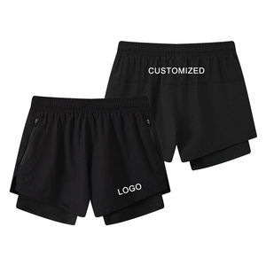 Nouveauté 2025 Shorts de sport pour hommes, vêtements de fitness en gros personnalisés, shorts noirs d'été pour adultes - Product Image 3