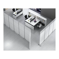 Paravent coulissant EBUNGE personnalisé en MDF mélaminé 32 mm pour bureau, hôtel, école