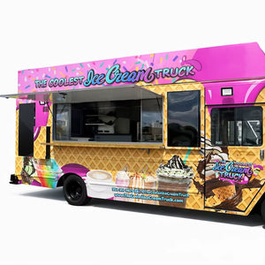 Nuevo Diseño 2026 de la Empresa, Precio de Fábrica, Kiosco de Comida de 4 Ruedas de Acero Inoxidable para Venta en la Calle, para Pollo Frito, Helado y Snacks Dulces - Product Image 1