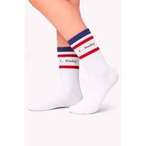 Colorful Monday Printed Breathable Sports <b>Socks</b> for Daily Use - Product Image 2