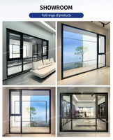 Ventanas abatibles de aluminio de alta rentabilidad modernas personalizadas Beigeman, pantallas de seguridad de nuevo diseño para casa, Villa, cocina