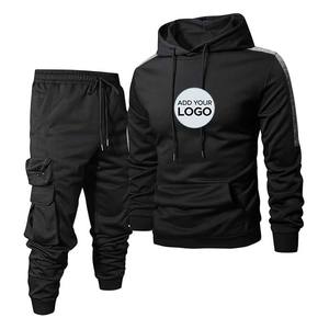 Traje de tachuelas Conjunto activo de 2 piezas Jersey de lana Sudadera con cremallera Pantalones de chándal Traje de chándal Chándales tácticos - Product Image 4