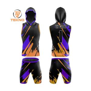 7 En 7 Venta al por mayor directa de fábrica Uniformes de fútbol 7v7 Diseño de sublimación personalizado de alta calidad para hombres Servicio OEM - Product Image 4