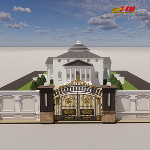 Puertas principales de acero inoxidable personalizadas Elegantes, resistentes a la intemperie e ideales para villas contemporáneas Fabricadas en Vietnam desde Vietnam - Product Image 6